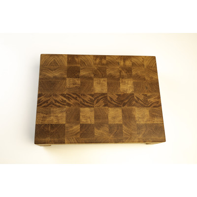 Торцева обробна дошка з дуба з гастроємністю PAV-Wood 30х40х9 см